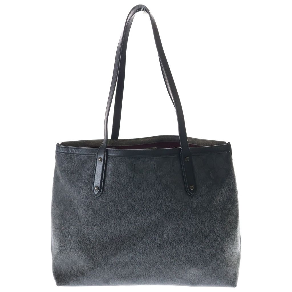COACH (コーチ) シグネチャー PVC レザー スターモチーフ トートバッグ 