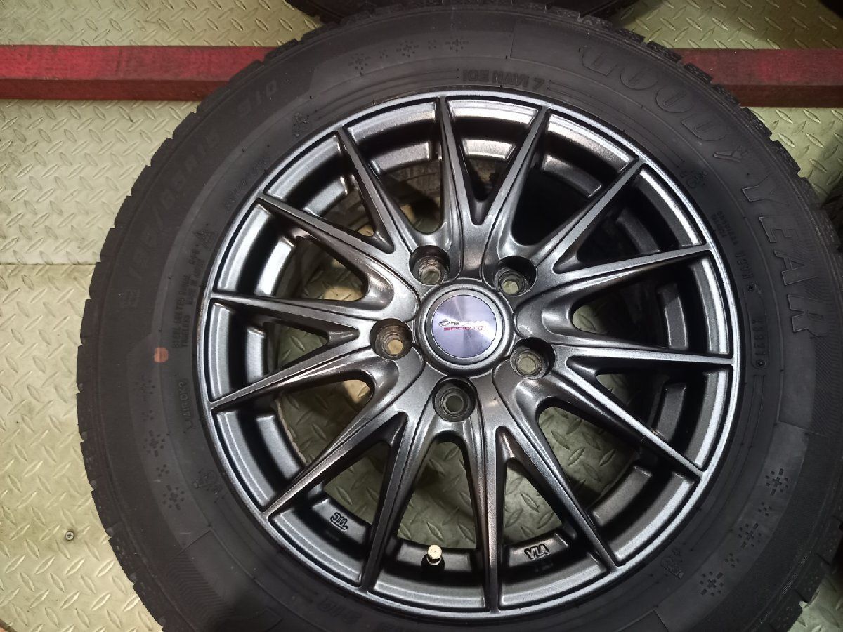GOODYEAR ICENAVI7 195/65R15】スタッドレス【Weds VELVA SPORTZ 15