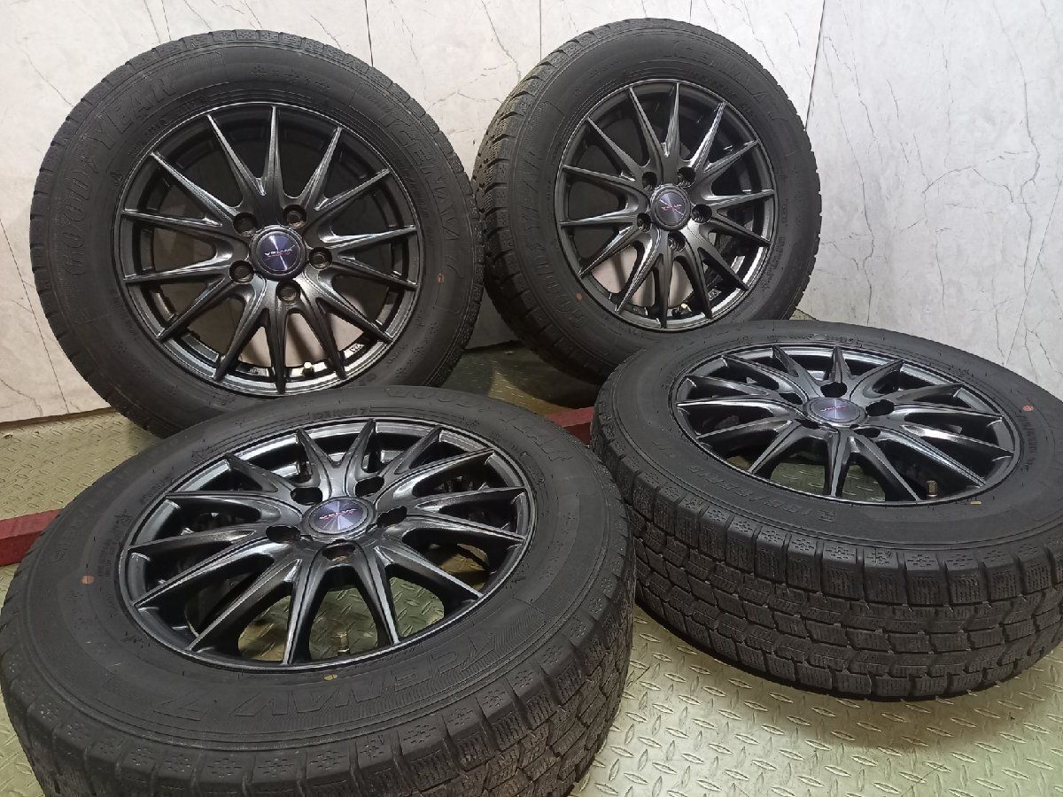 GOODYEAR ICENAVI7 195/65R15】スタッドレス【Weds VELVA SPORTZ 15
