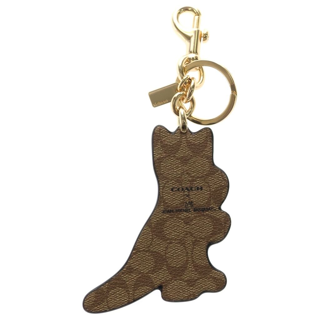 コーチ　バスキア　キーホルダー　チャーム COACH (コーチ) ×JEAN MICHEL BASQUIAT REXY BAG CHARM バスキア 恐竜