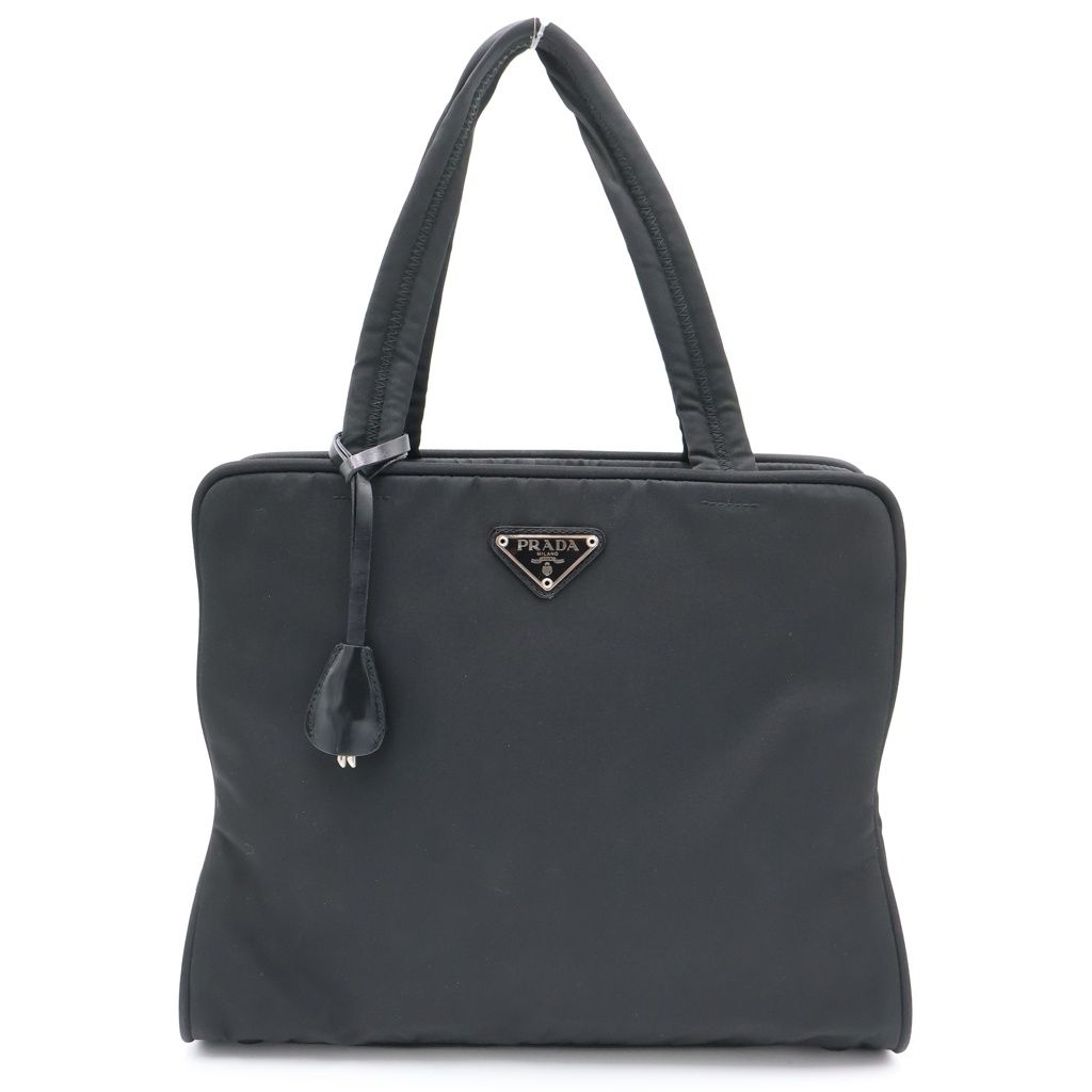美品 PRADA テスートナイロン SPORT ハンドバッグ ブラック _1 PRADA (プラダ) テスートスポーツ ナイロンハンドバッグミニトート