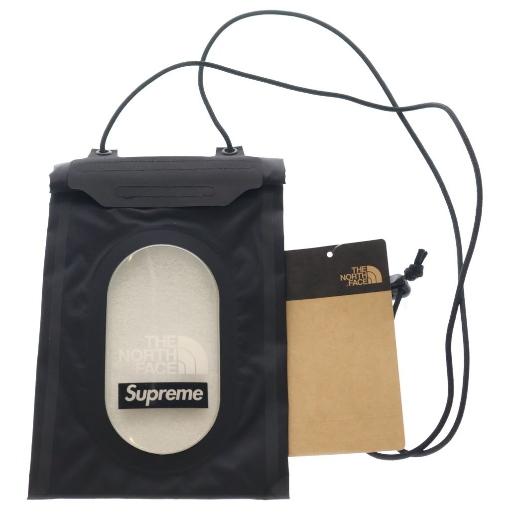 SUPREME (シュプリーム) ×ザノースフェイス Summit Series Outer Tape Seam Neck Pouch シーム ネックポーチ 小物入れ ブラック