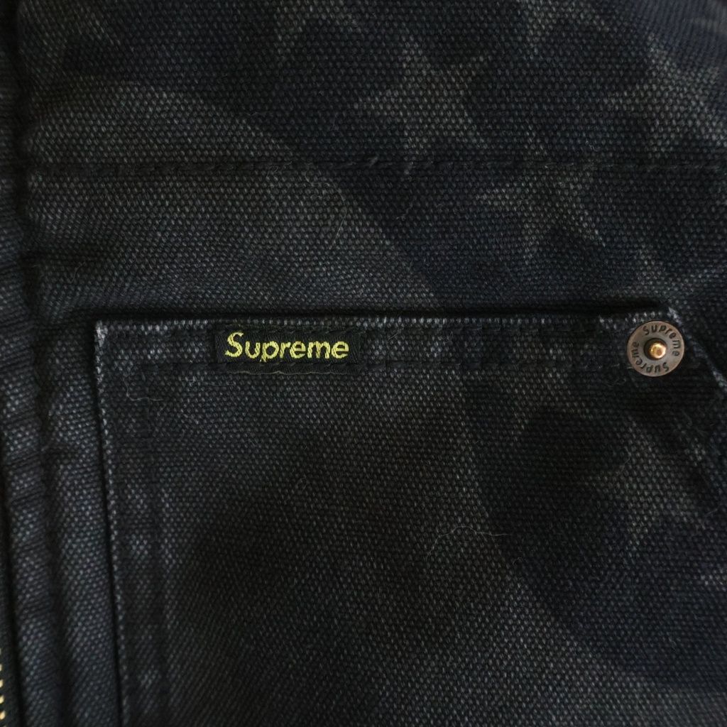SUPREME (シュプリーム) 26SS Flag Quilted Hooded Work Jacket 