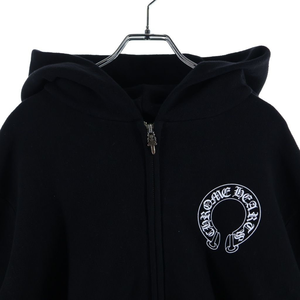 CHROME HEARTS (クロムハーツ) FLRL Zip Hoodie 袖フローラル ジップ
