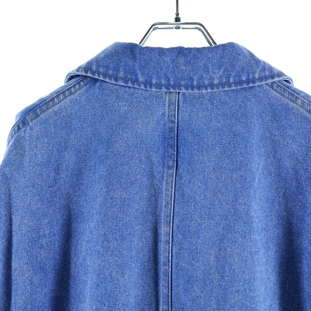 MARNI (マルニ) 25SS BLEACHED COATED ORGANIC DENIM COBALT JACKET