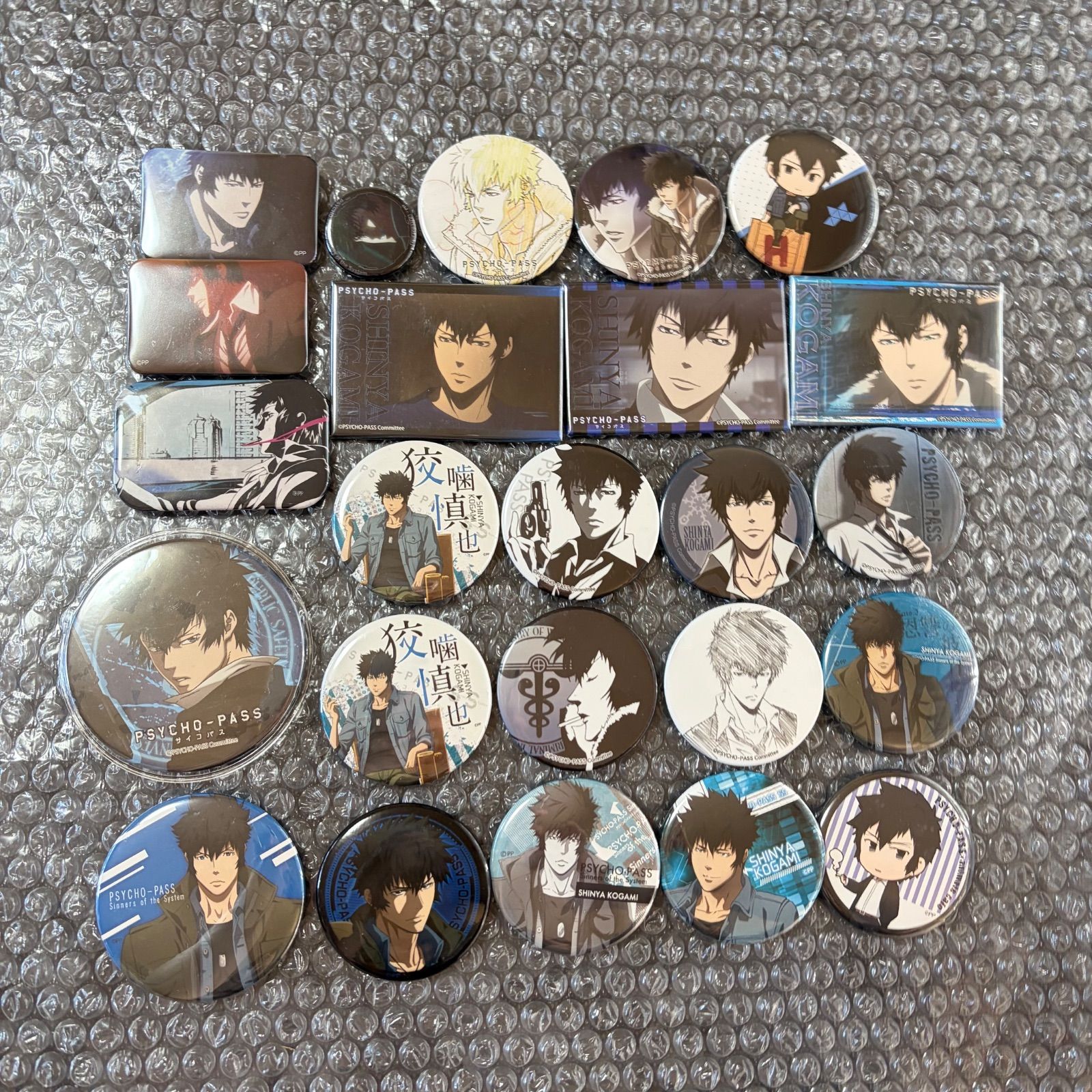 狡噛慎也 缶バッジ セット PSYCHO-PASS サイコパス No.33-高評価の 