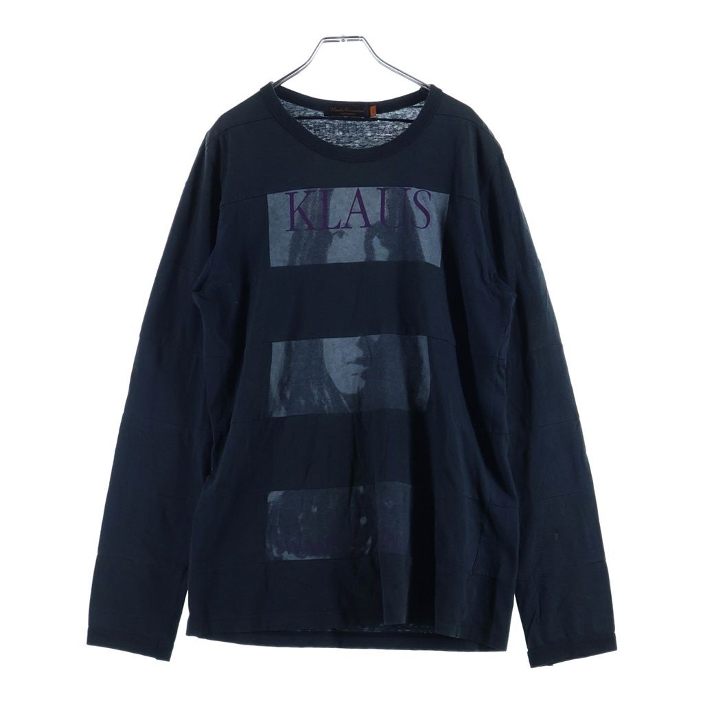 UNDERCOVER (アンダーカバー) 06SS T期 Klaus L/S Tee クラッシュ 再構築 ロングスリーブ 長袖Tシャツ カットソー ブラック 6S246-CS8