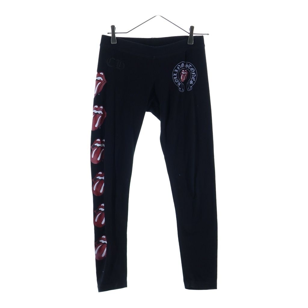 CHROME HEARTS (クロムハーツ) ローリングストーンズ リップアンドタン ホースシュー レギンス パンツレディース
