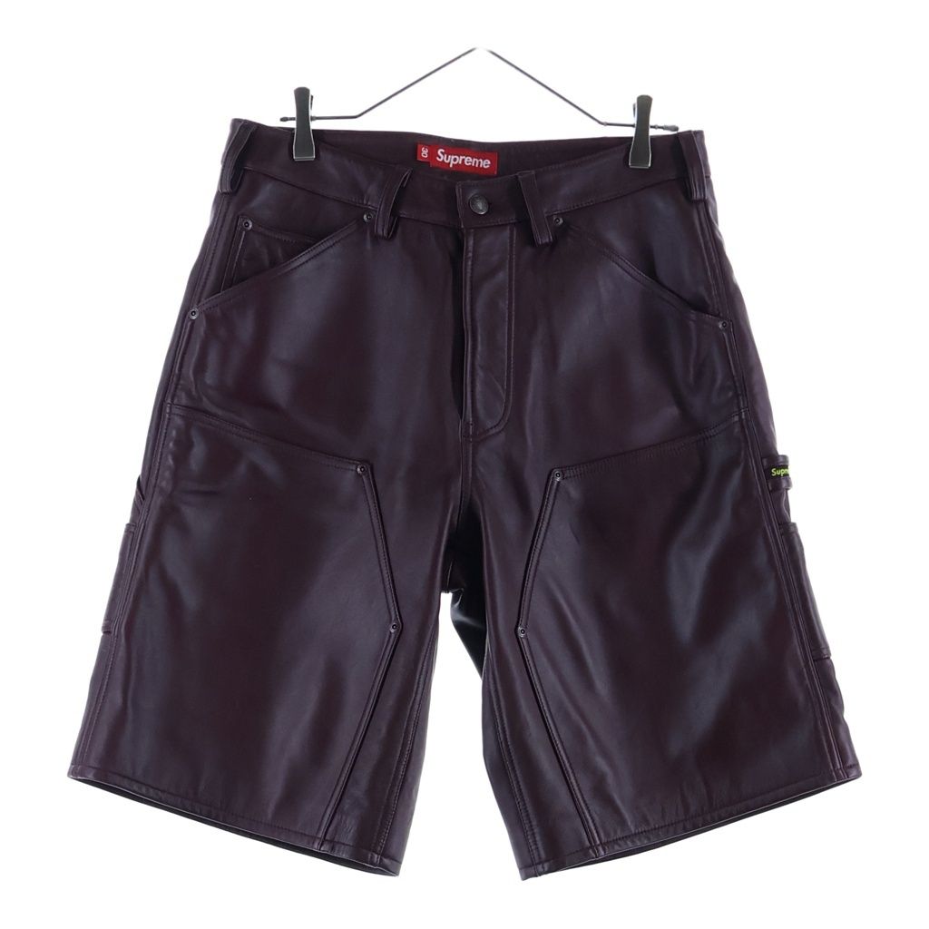 SUPREME (シュプリーム) 26SS Leather Double Knee Painter Short