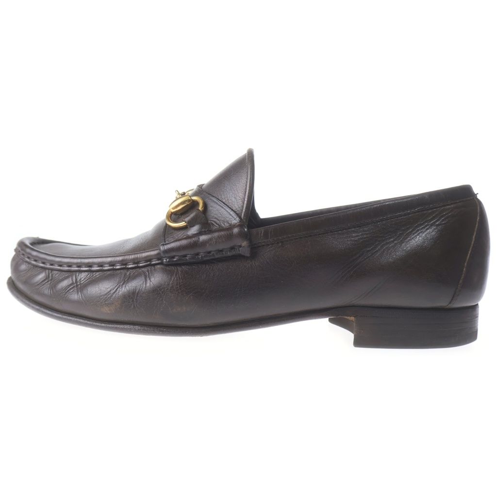 GUCCI (グッチ) ホースビット レザーローファー 革靴 シューズ ブラウン 41/1/2 110 0009 9,694円