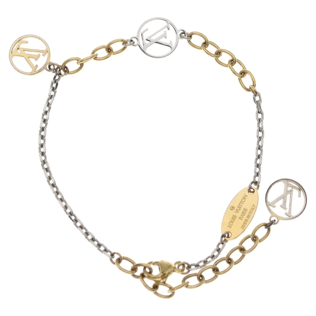 LOUIS VUITTON (ルイヴィトン) ロゴマニア ブレスレット チェーン