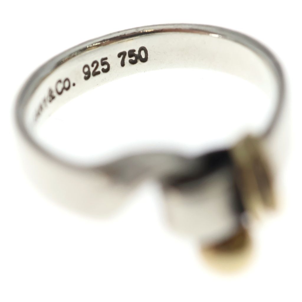 TIFFANY & Co. (ティファニー) フック&アイ リング Ag925/Au750
