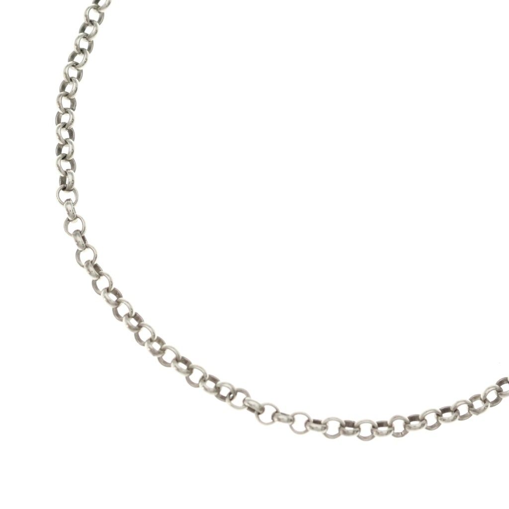 CHROME HEARTS (クロムハーツ) NECKCHAIN R18 ロールチェーンネックレス 18inch シルバー BCA083
