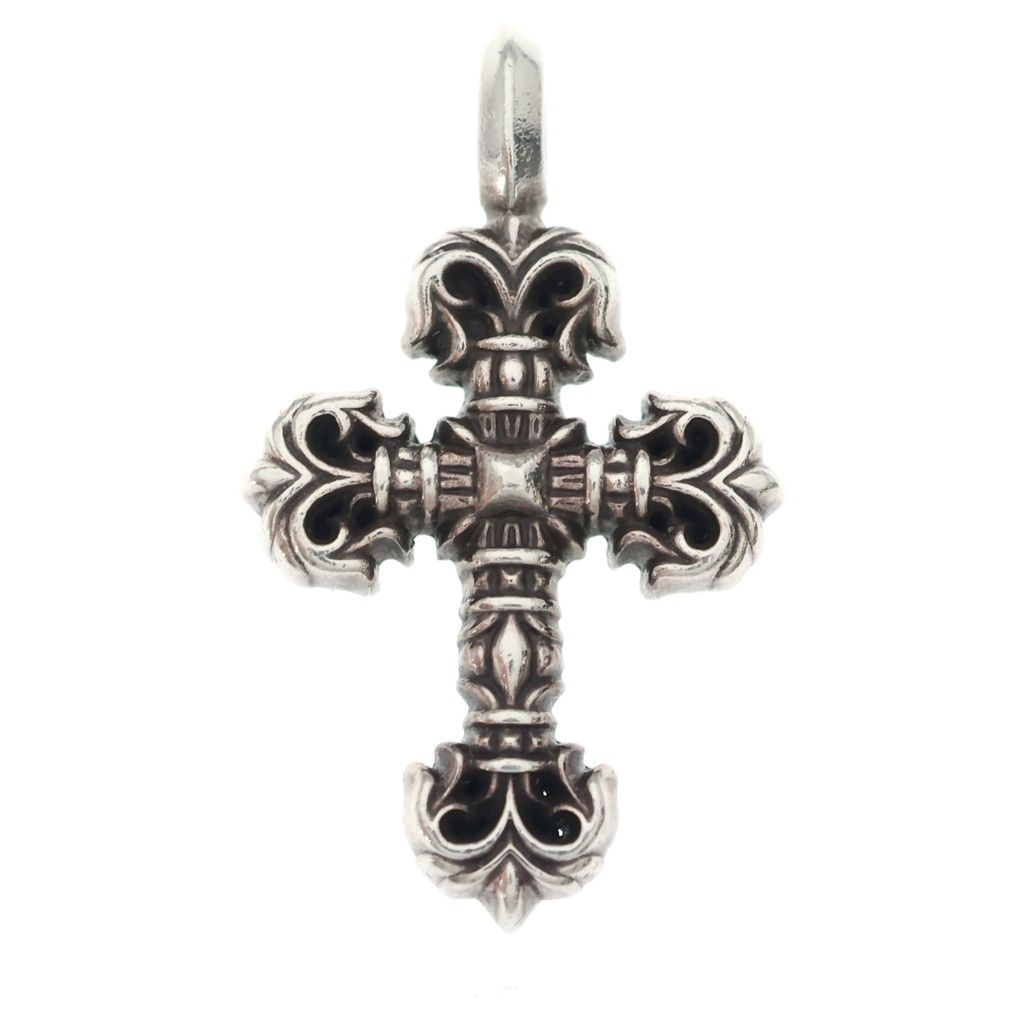 CHROME HEARTS (クロムハーツ) CHARM FILIGREE TINY タイニーフィリグリークロス チャーム ペンダントトップ シルバー BCA225