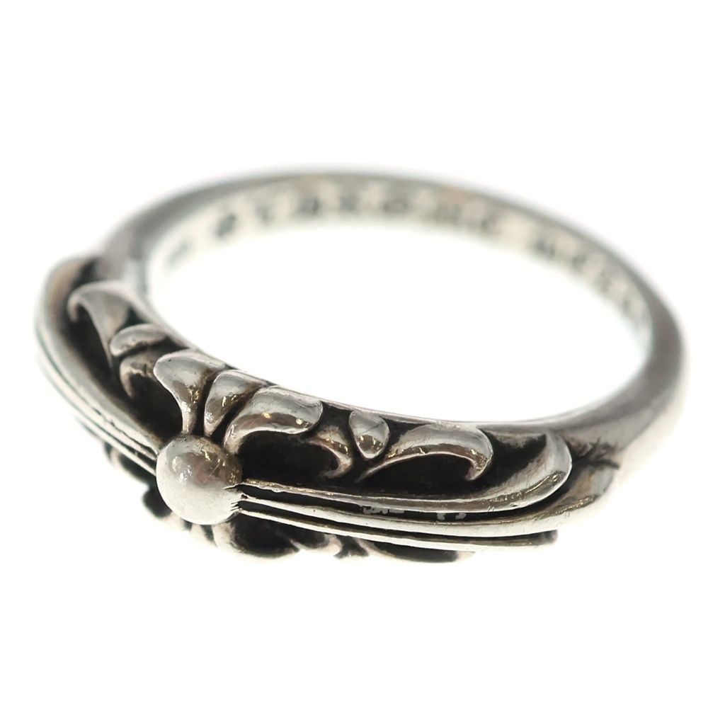 CHROME HEARTS (クロムハーツ) BABY CLASSIC ベイビークラシックフローラルクロスリング シルバー BCA338