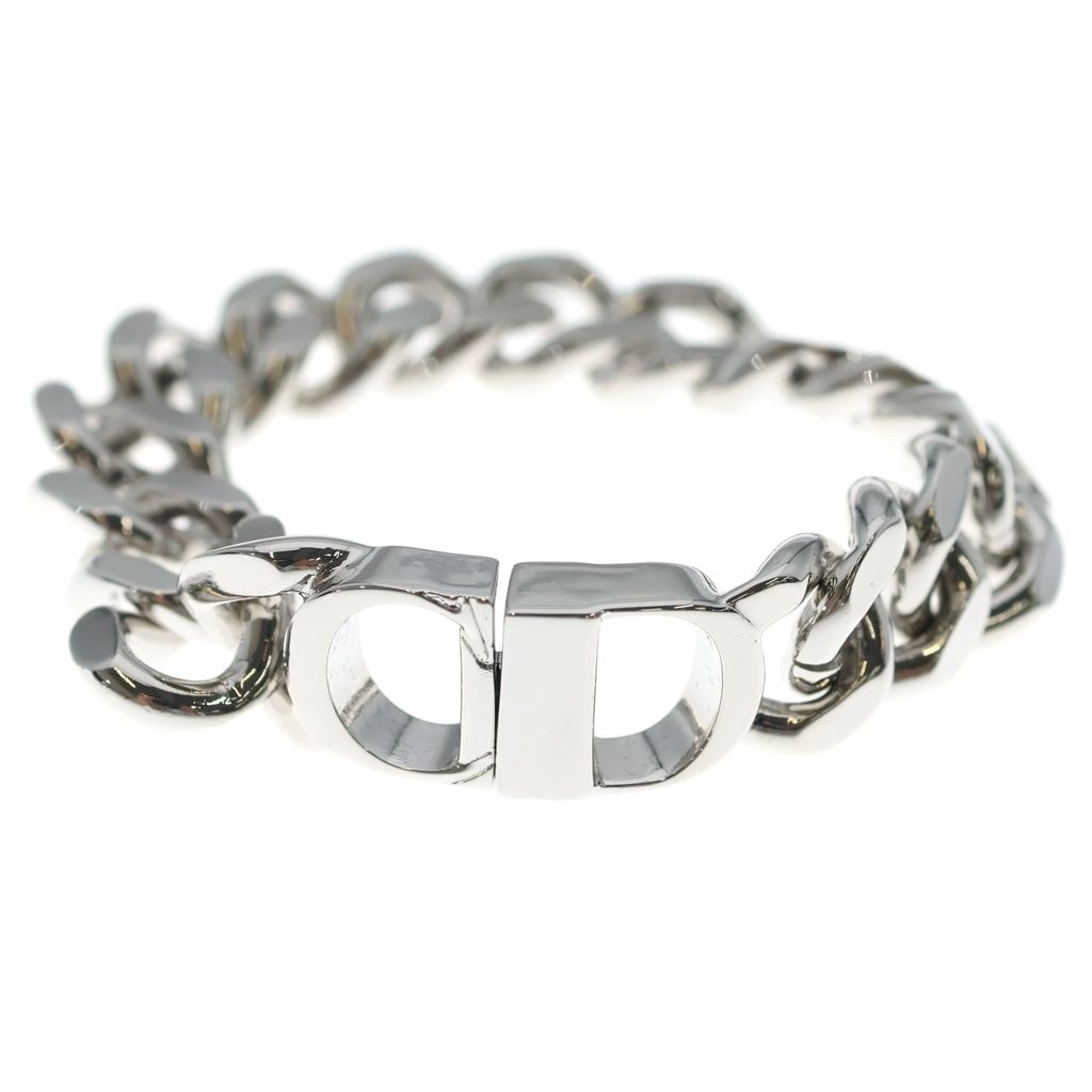 Christian Dior (クリスチャンディオール) CD ICON チェーンリンク ブレスレット チェーン シルバー