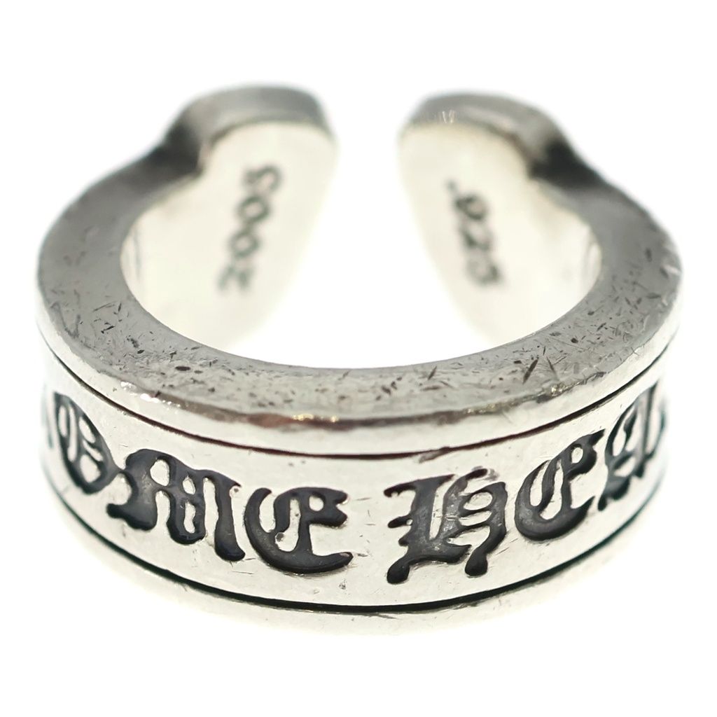 CHROME HEARTS (クロムハーツ) LG SCROLL LABEL ラージスクロールラベル リング シルバーBCA383