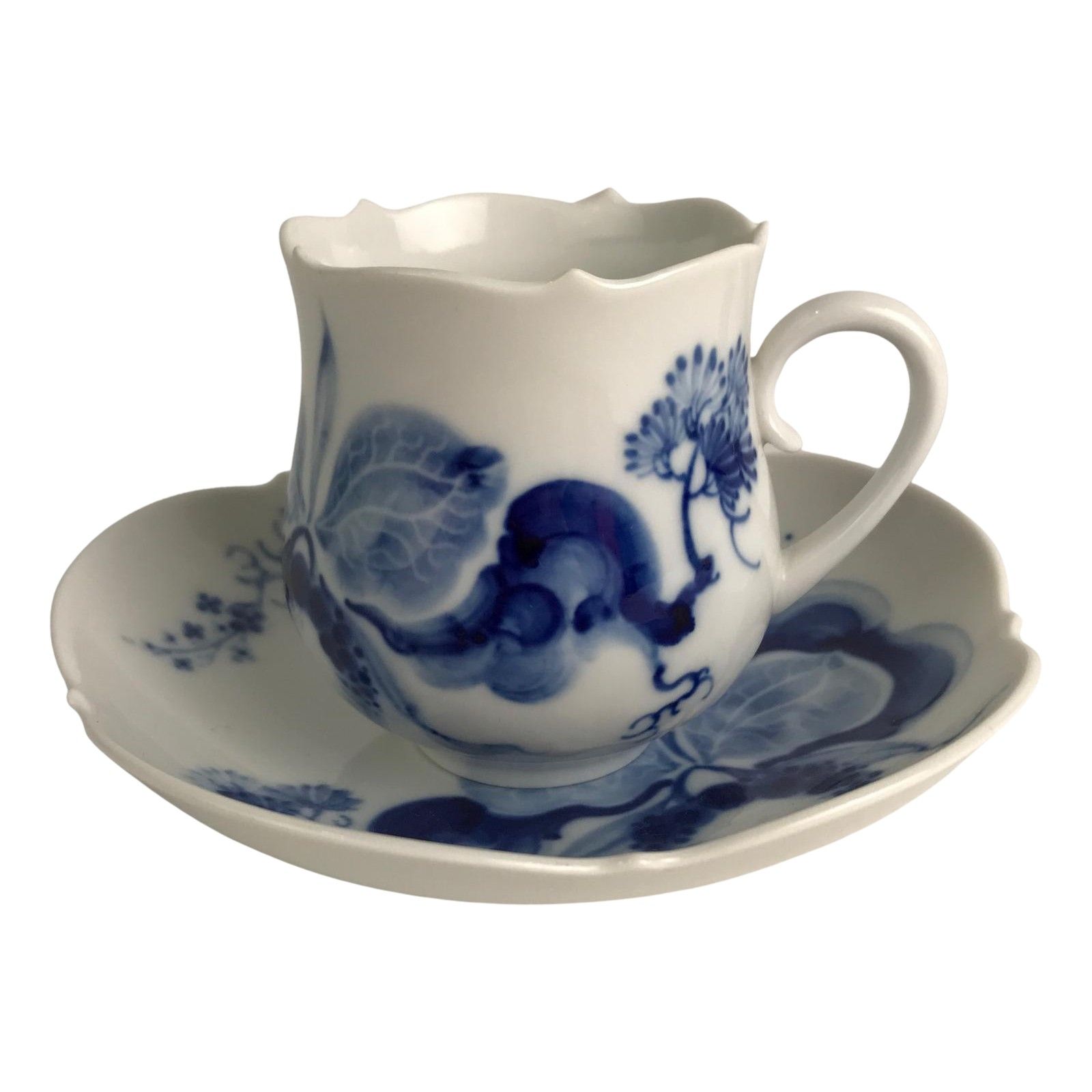 Meissen マイセン カップ&ソーサー ブルーオーキッド 箱無