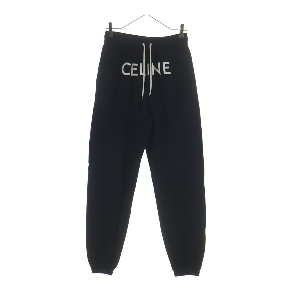 CELINE (セリーヌ) Sweatpants ロゴプリント スウェットパンツ ブラック 2Z056670Q