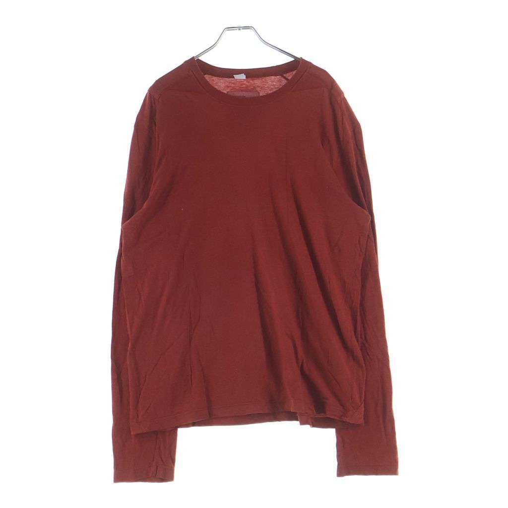 hussein chalayan (フセインチャラヤン) 04SS バックデザイン長袖Tシャツ カットソー ロンT イタリア製 レッド