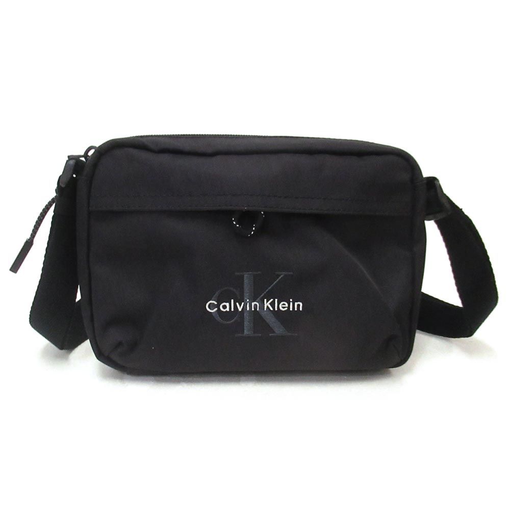 Calvin Klein カルバンクライン アウトレット バッグ クロスボディ モノグラム カメラバッグ ショルダーバッグ 4D3117G 001 BLACK