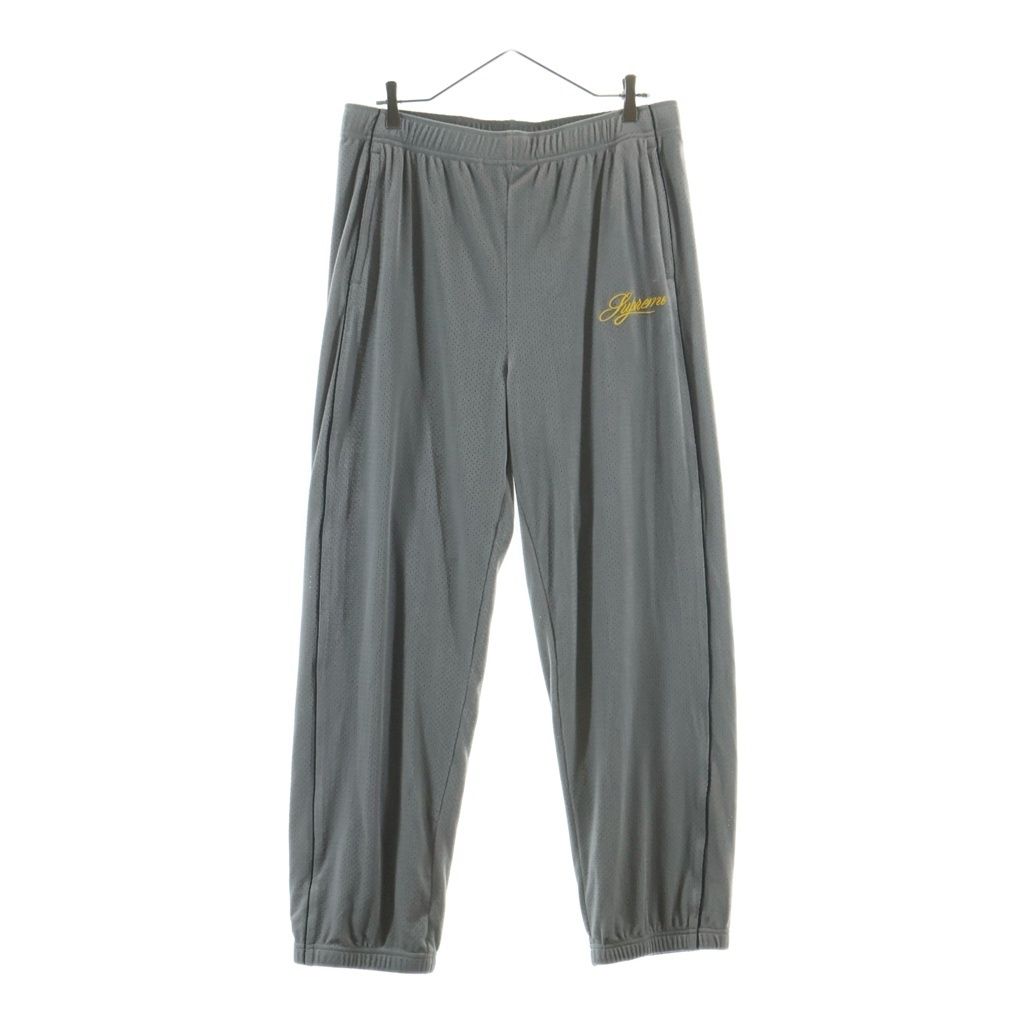 SUPREME (シュプリーム) 26SS Velour Mesh Track Pant ベロア メッシュ トラック パンツ グレー