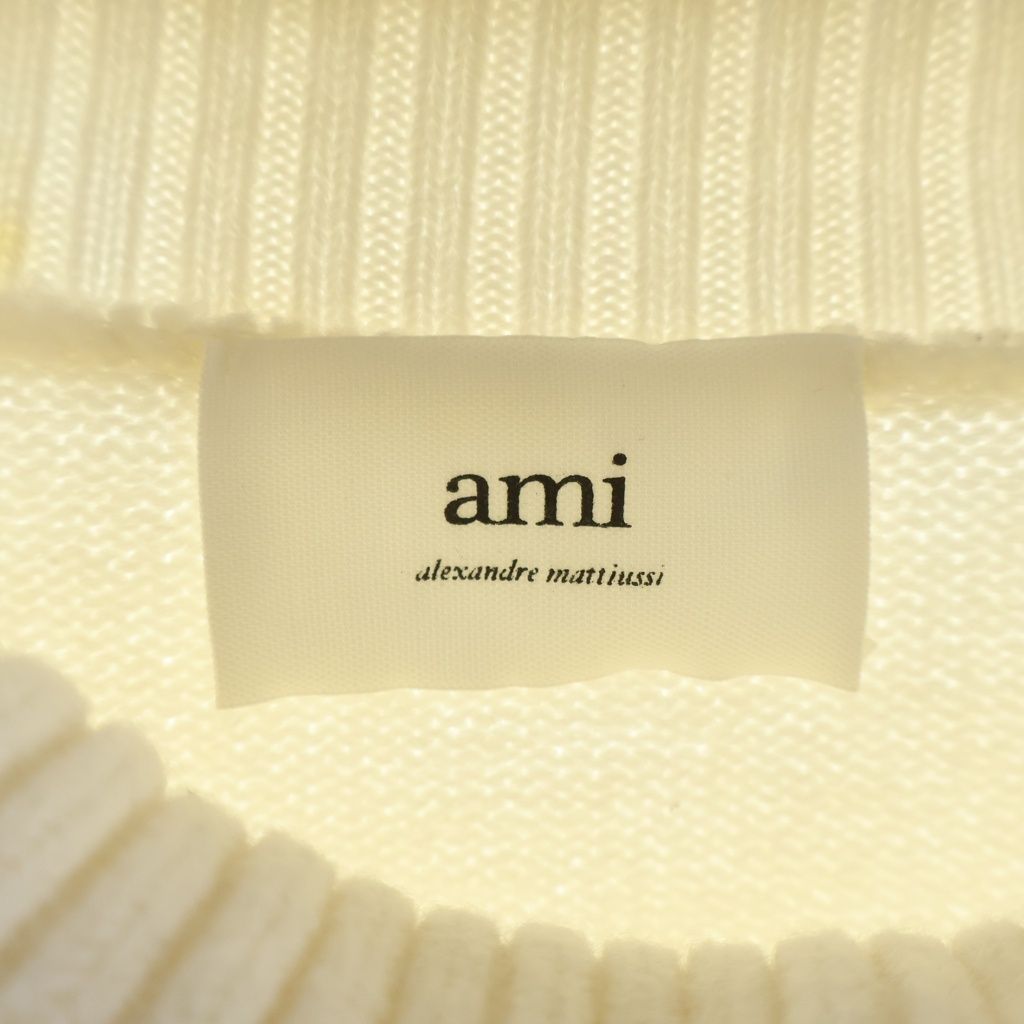 ami paris (アミパリス) ハートロゴ ハイネック ニットセーター ami paris (アミパリス) ハートロゴ ハイネック ニットセーター