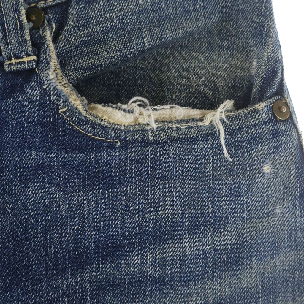 Levi's (リーバイス) 40-50S 501XX 47MODEL BIG E 片面タブ 革パッチ
