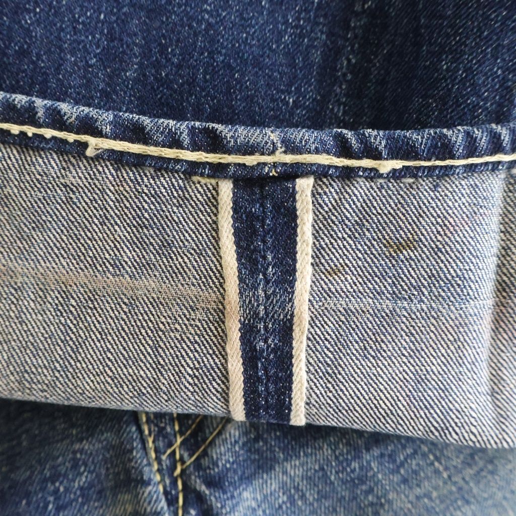 50s Levi's 501XX 大きめ 隠しリベットデニムパンツ w40 Levi's (リーバイス) 40-50S 501XX 47MODEL BIG E 片面タブ 革パッチ