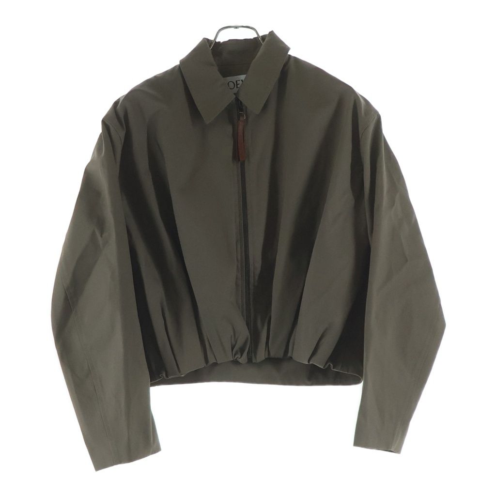 LOEWE (ロエベ) DRAPED JACKET ドレープジャケット ジップアップブルゾン カーキ S540Y02XBU レディース 127,050円