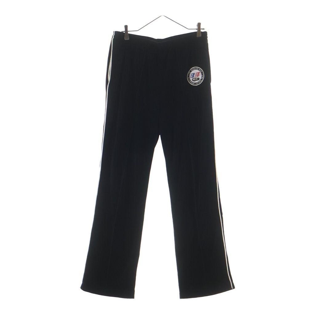 SAINT MICHAEL (セントマイケル) 25SS ×LASTMAN TRACK PANTS VELOUR ベロアトラックパンツ SM-HR8-0000-C35 ブラック