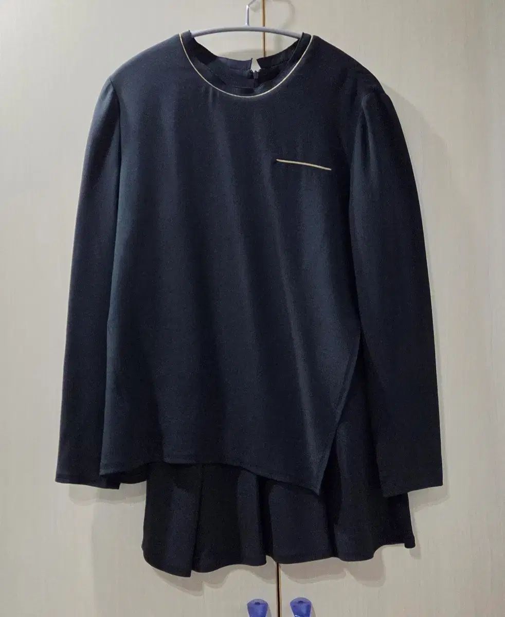 KUHO クホ ウール シルク レイヤード ブラウス