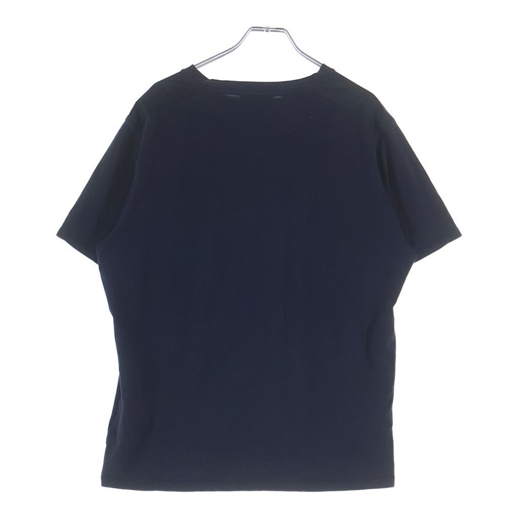 PRADA (プラダ) フロントロゴラバー クルーネック半袖Tシャツ