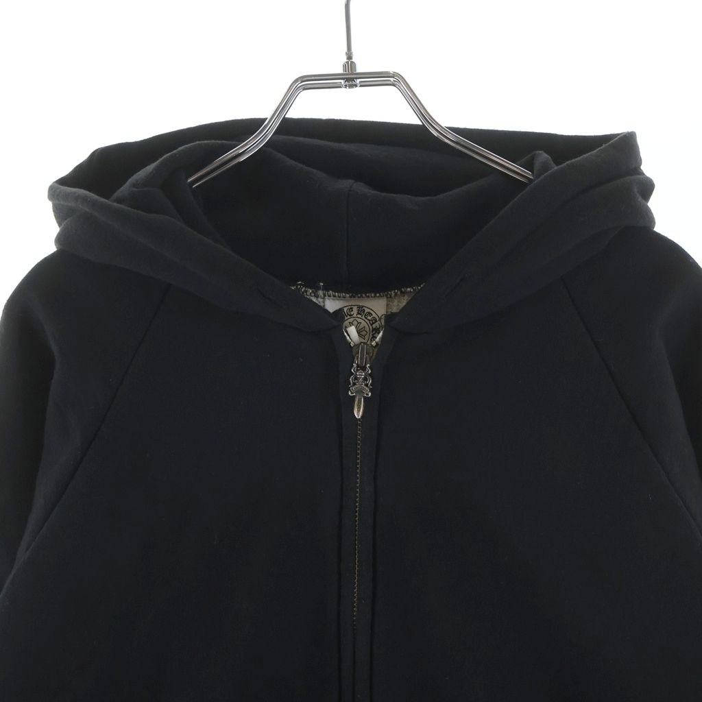CHROME HEARTS (クロムハーツ) OLD SWTSHRT HD ZIP スクロールラベル