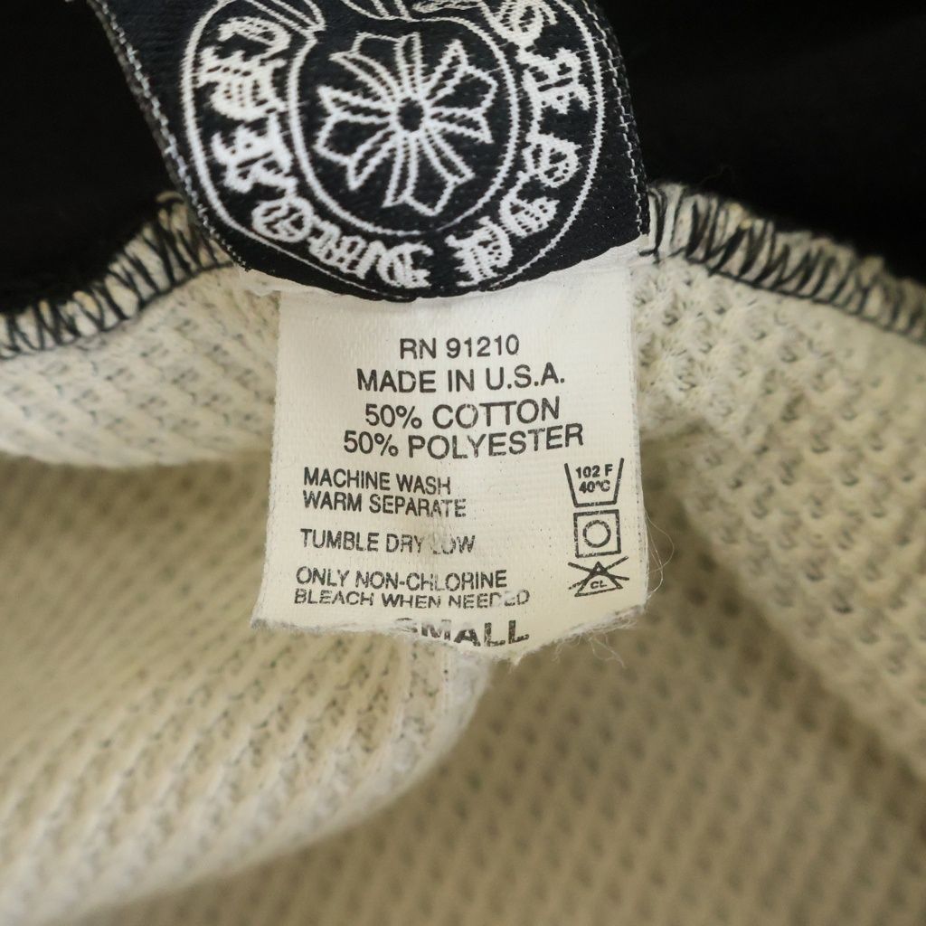 CHROME HEARTS (クロムハーツ) OLD SWTSHRT HD ZIP スクロールラベル