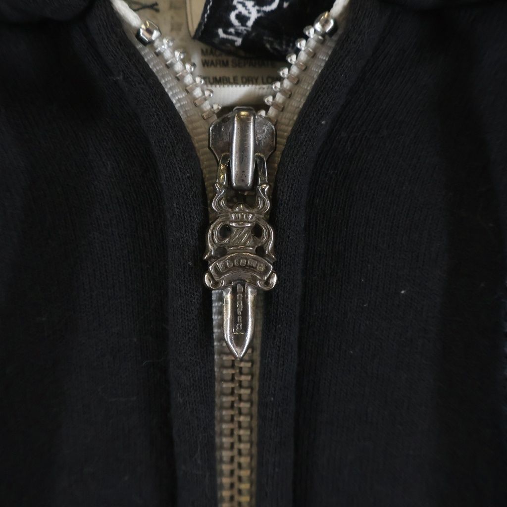 CHROME HEARTS (クロムハーツ) OLD THRML SWTSHRT HD ZIP 裏地サーマル CHROME HEARTS (クロムハーツ) OLD THRML SWTSHRT HD ZIP 裏地サーマル
