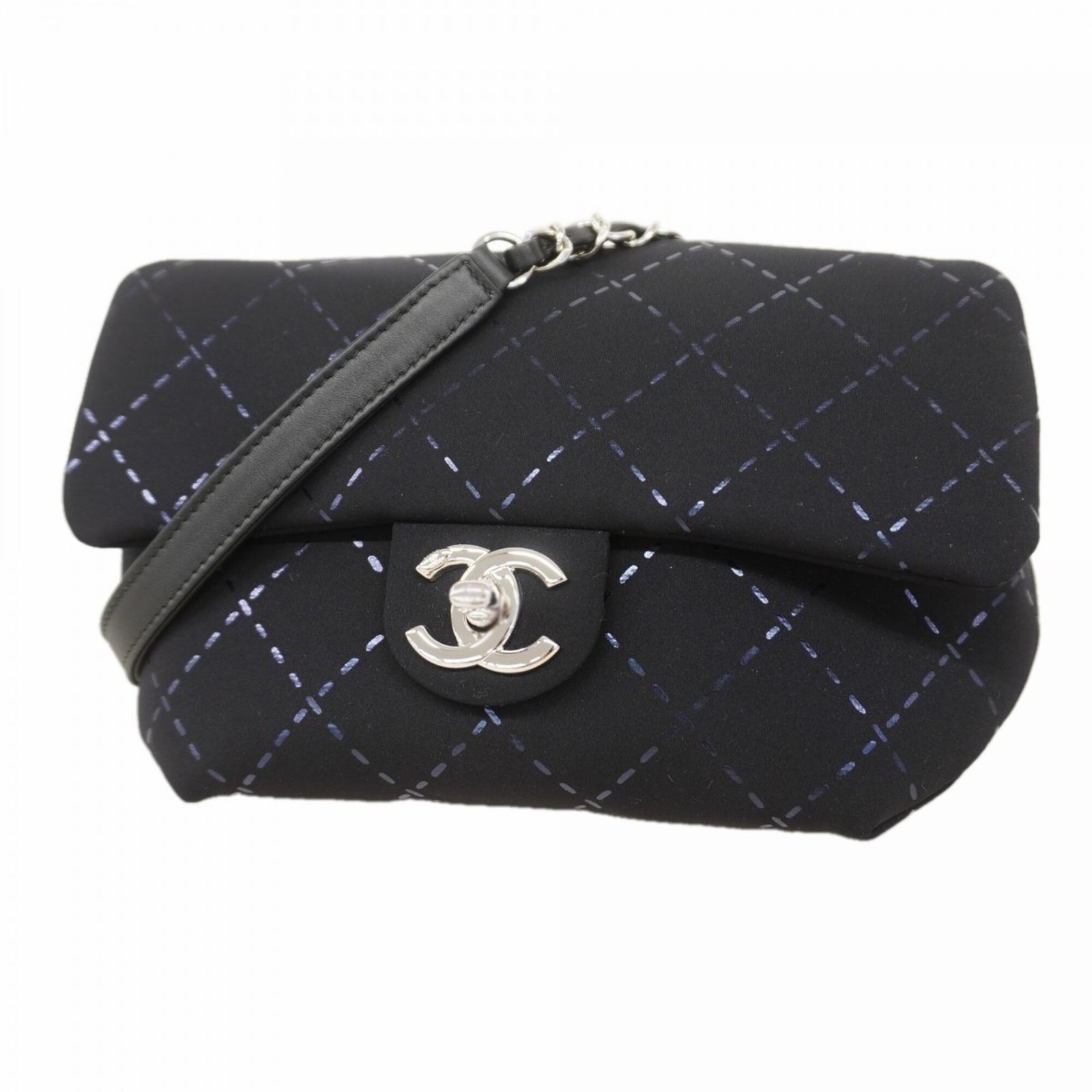 シャネル(Chanel) シャネル バッグ・ウエストバッグ ジャージー ブラック レディース