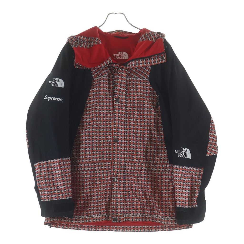 SUPREME (シュプリーム) 21SS Studded Mountain Light Jacket NP12103I スタッズ マウンテン ライトジャケット ナイロンジャケット 総柄 レッド