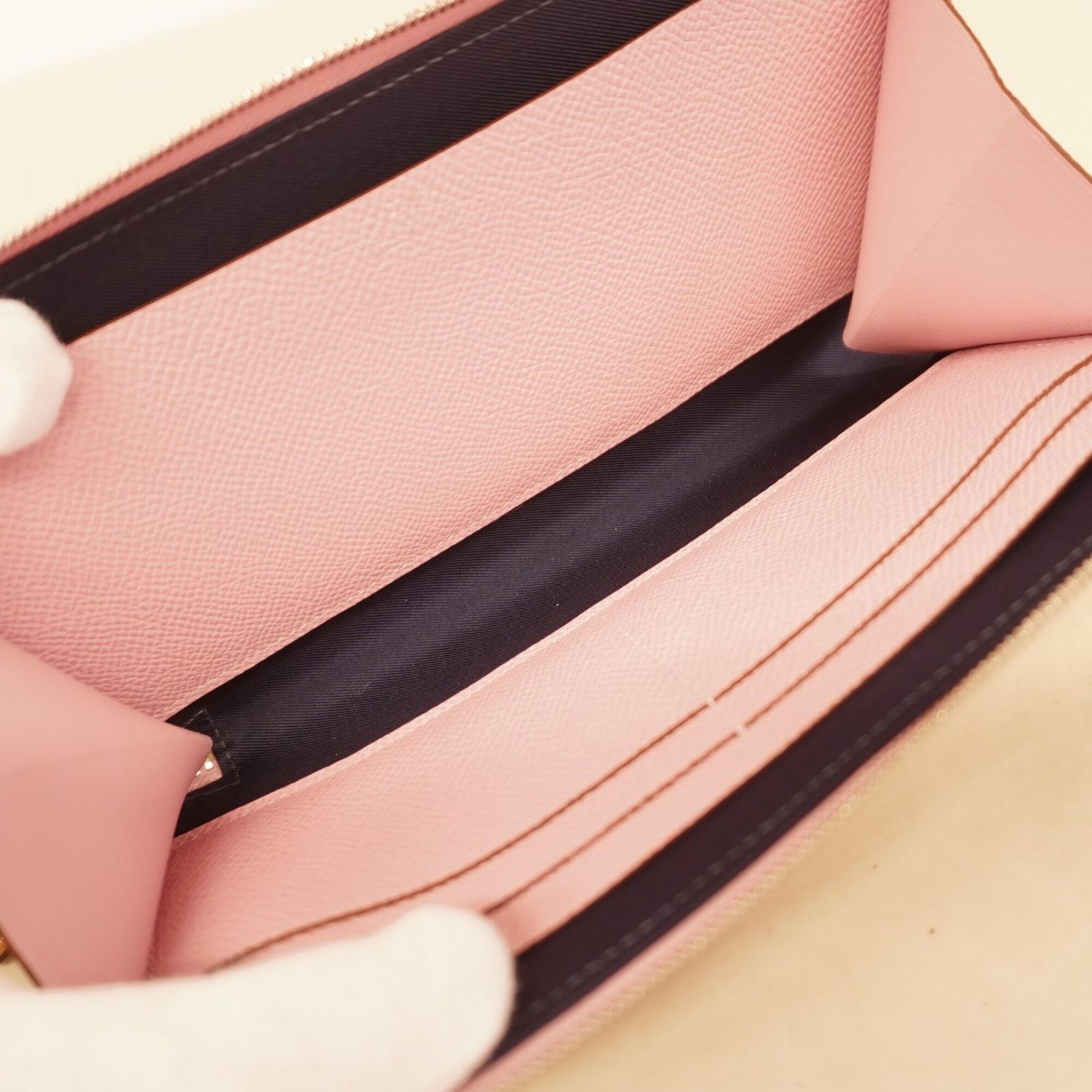 エルメス 長財布 ヌーヴォートゥーゴー ヴォースイフト ピンク ピンク 