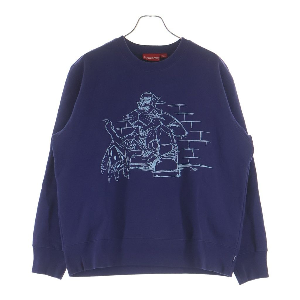 SUPREME (シュプリーム) 21AW Dice Crewneck ダイス クルーネック スウェットトレーナー パープル