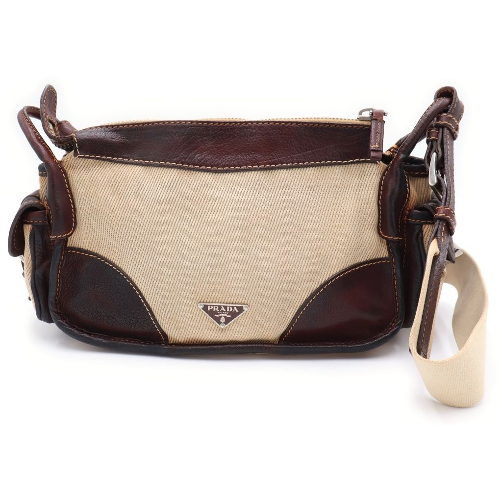 PRADA ブラウン ショルダーバッグ プラダ PRADA ショルダーバッグ