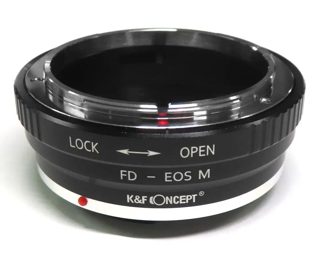 [Used] Camera K & F CONCEPT Lens Mount Adapter Canon Compatible [FD-EOS M]