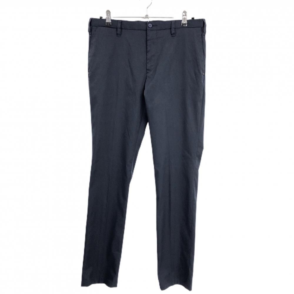 美品】ブリーフィング パンツ ネイビー ステッチレッド ストレッチ