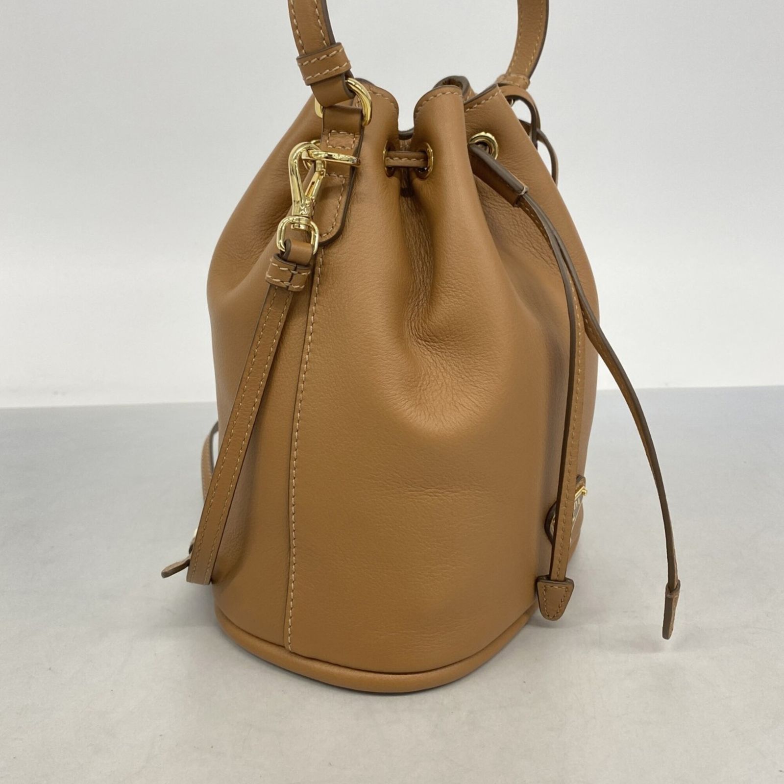 プラダ(Prada) プラダ ハンドバッグ レザー ブラウン 2wayバッグ