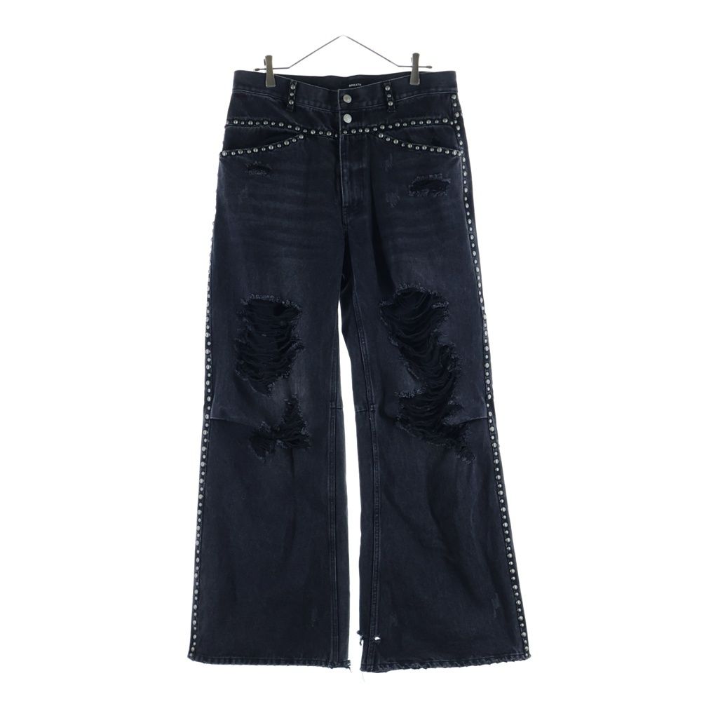 BREATH (ブレス) 25SS Suicide Studs Wide Denim Pants スタッズ装飾 