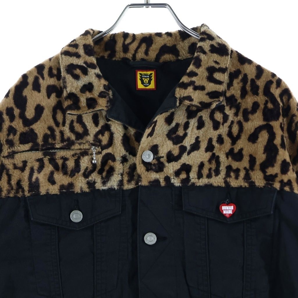 HUMAN MADE (ヒューマンメイド) LEOPARD DENIM JACKET レオパード