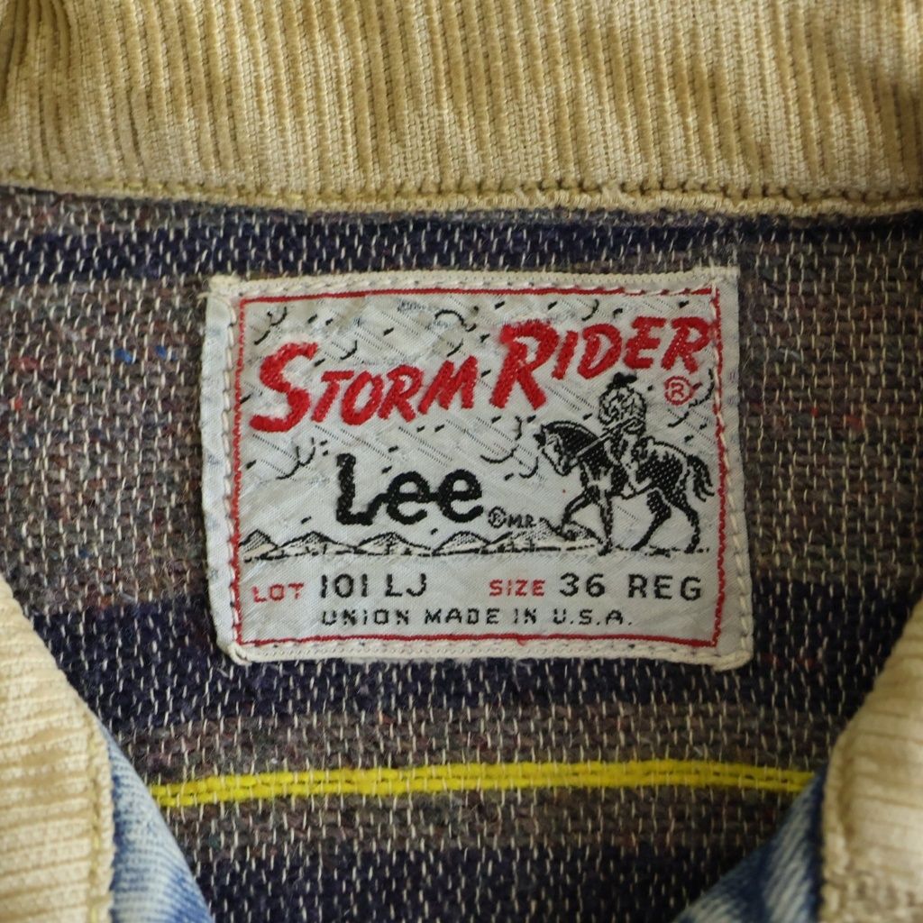 LEE (リー) 70s Storm Rider ストームライダー コーデュロイカラー