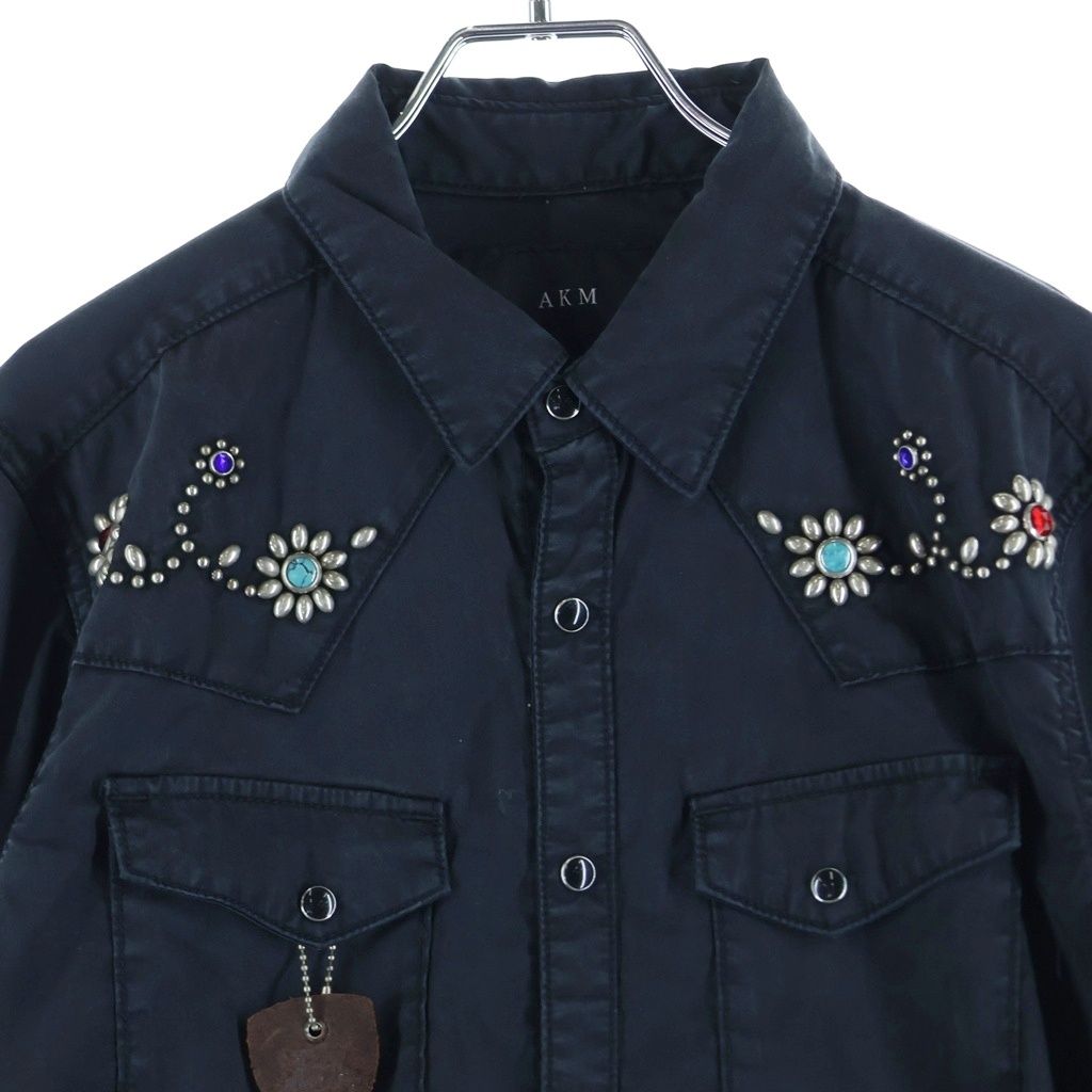 HTC (エイチティーシー) ×AKM Studs Western Shirts ×エーケーエム