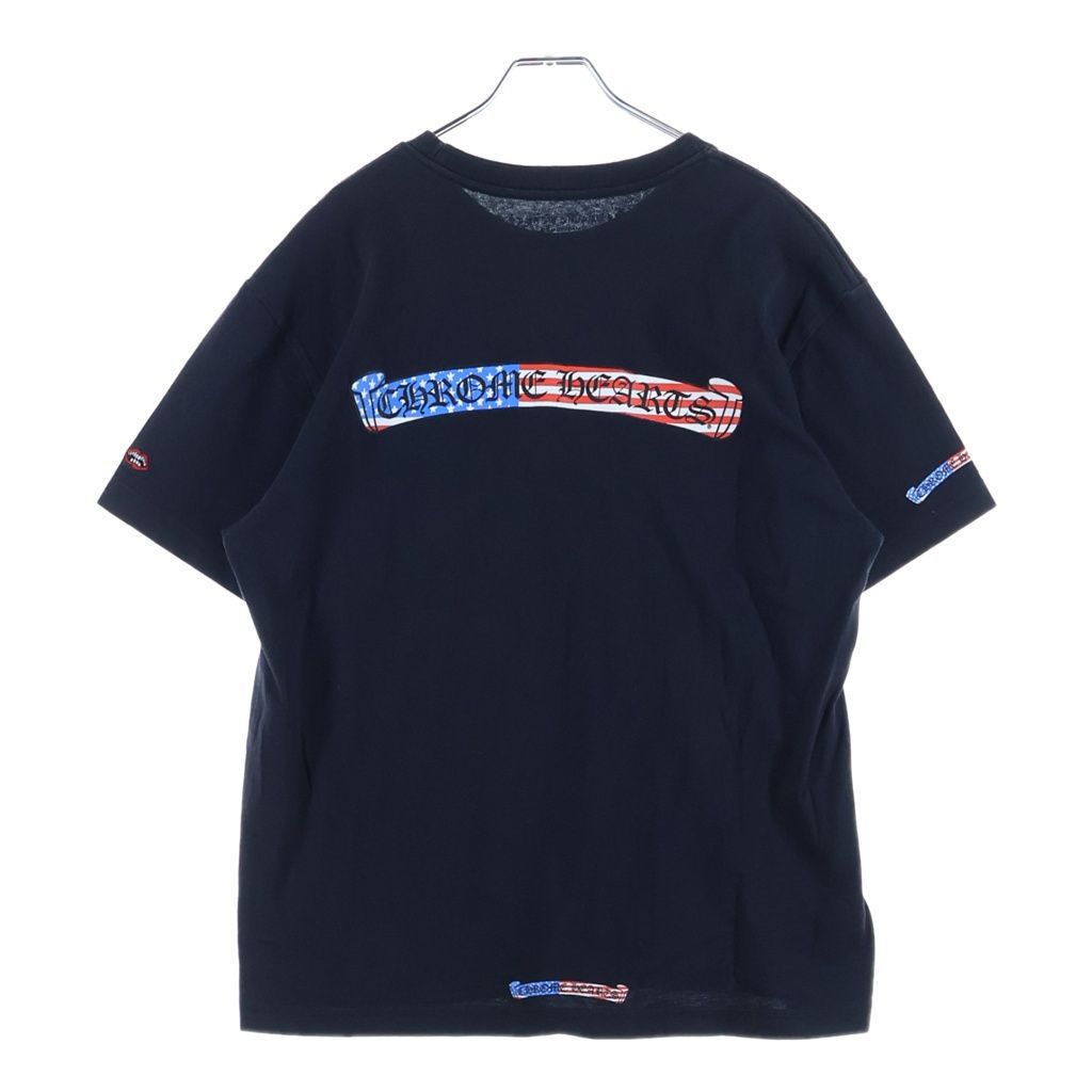 CHROME HEARTS (クロムハーツ) ×Matty Boy マッティボーイ アメリカスクロールラベルプリント 半袖Tシャツカットソー