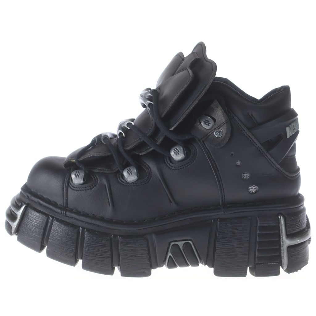 NEW ROCK (ニューロック) Platform Sneaker プラットフォーム スニーカー ブーツ 厚底 ブラック